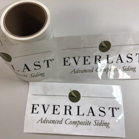 Everlast Logo Stickers Clear
