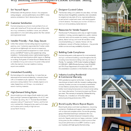 Top 10 Flyer- Building Material Suppliers